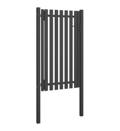 Portail de clôture de jardin Acier 1x2,25 m Anthracite