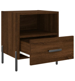 Tables de chevet 2 pcs chêne marron 40x35x47,5 cm