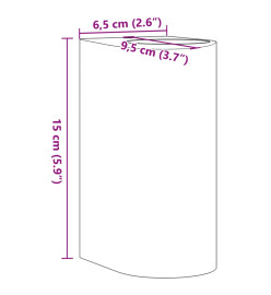 Applique murale d'extérieur aluminium moulé sous pression