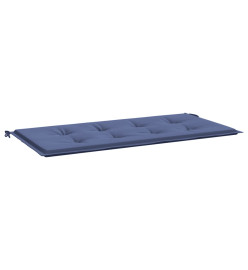 Coussin de banc de jardin bleu marine 120x50x3 cm tissu oxford