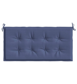 Coussin de banc de jardin bleu marine 120x50x3 cm tissu oxford