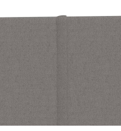 Panneaux muraux 12 pcs Gris clair 90x15 cm Tissu 1,62 m²