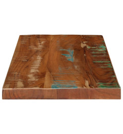 Dessus de table 60x40x2,5 cm rectangulaire bois massif récupéré