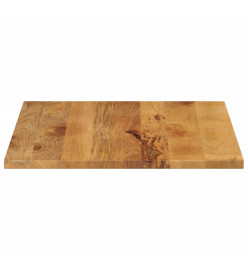 Dessus de table 80x80x3,8 cm carré bois massif manguier