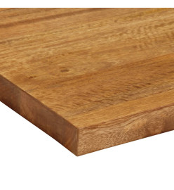 Dessus de table 80x80x3,8 cm carré bois massif manguier