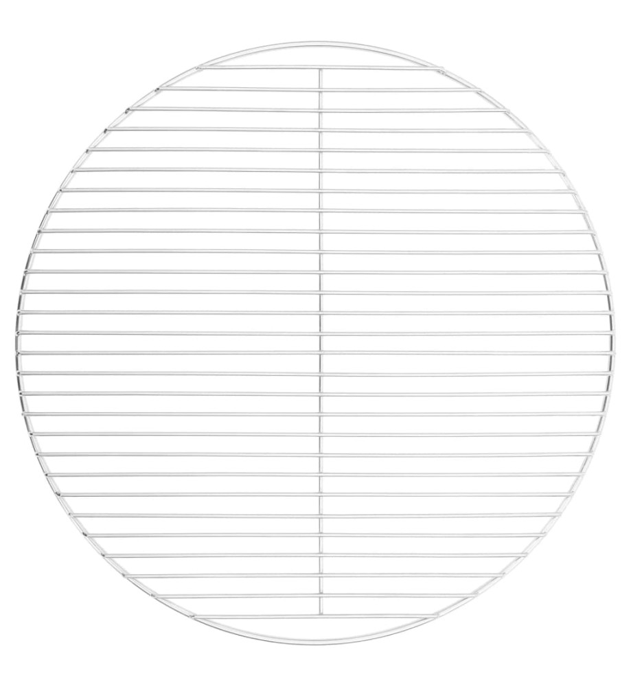 Grille de barbecue ronde Ø54 cm acier inoxydable 304