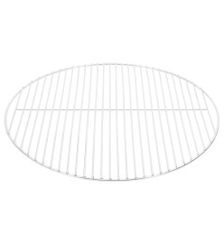 Grille de barbecue ronde Ø54 cm acier inoxydable 304