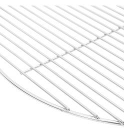 Grille de barbecue ronde Ø54 cm acier inoxydable 304