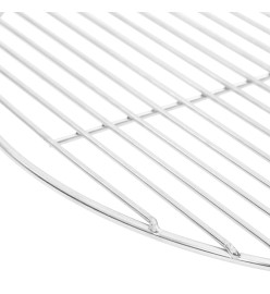 Grille de barbecue ronde Ø47 cm acier inoxydable 304