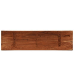 Dessus de table 100x20x2,5cm rectangulaire bois massif récupéré