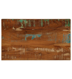 Dessus de table 50x20x2,5 cm rectangulaire bois massif récupéré