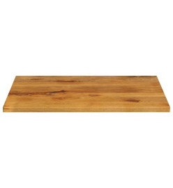 Dessus de table 90x80x3,8 cm rectangulaire bois massif manguier