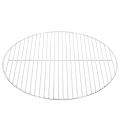 Grille de barbecue ronde Ø50 cm acier inoxydable 304