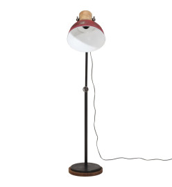 Lampadaire 25 W rouge délavé 30x30x100-150 cm E27