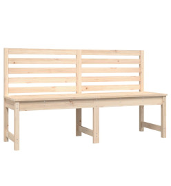 Banc de jardin 157,5 cm bois massif de pin