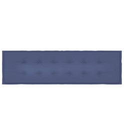 Coussin de banc de jardin bleu marine 180x50x3 cm tissu oxford