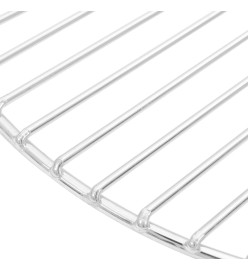 Grille de barbecue ronde Ø37 cm Acier inoxydable 304