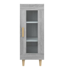 Buffet Sonoma gris 34,5x34x90 cm Bois d'ingénierie