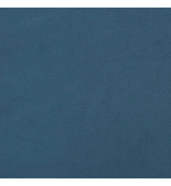 Tête de lit avec oreilles Bleu Foncé 83x16x78/88 cm Velours