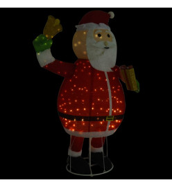 Décoration de Noël Figurine Père Noël LED Tissu de luxe 180 cm