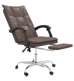 Fauteuil inclinable de bureau Marron Similicuir