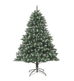 Sapin de Noël artificiel avec support 210 cm PVC