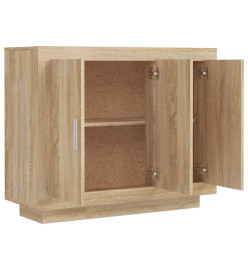 Buffet Chêne sonoma 92x35x75 cm Bois d'ingénierie