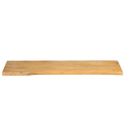 Dessus de table 120x40x3,8 cm bord vivant bois massif manguier