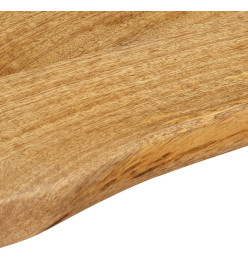 Dessus de table 120x40x3,8 cm bord vivant bois massif manguier