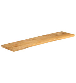 Dessus de table 160x40x3,8 cm bord vivant bois massif manguier