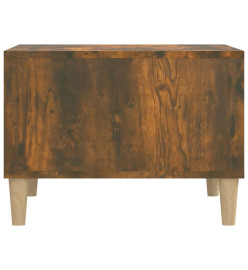 Table basse Chêne fumé 60x50x36,5 cm Bois d'ingénierie