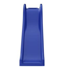 Toboggan de jeu bleu 175x38x23 cm polypropylène