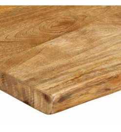 Dessus de table 140x40x3,8 cm bord vivant bois massif manguier