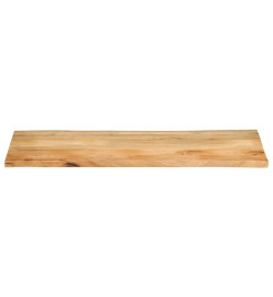 Dessus de table 140x60x2,5 cm bord vivant bois massif manguier