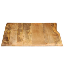 Dessus de table 110x80x3,8 cm bord vivant bois massif manguier