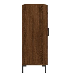 Buffet chêne marron 69,5x34x90 cm bois d'ingénierie