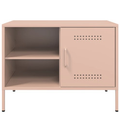 Meubles TV 2 pcs rose 68x39x50,5 cm acier