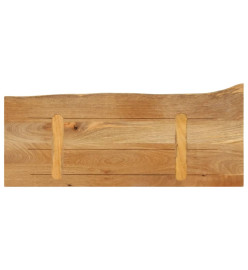 Dessus de table à bord vivant 90x30x2,5 cm bois massif manguier