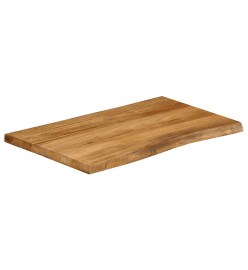 Dessus de table 70x60x2,5 cm bord vivant bois massif manguier