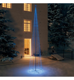 Sapin de Noël cône 752 LED bleues Décoration 160x500 cm