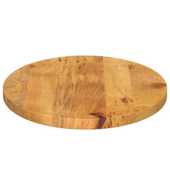 Dessus de table 140x60x2,5 cm ovale bois massif de manguier