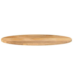 Dessus de table 120x60x2,5 cm ovale bois massif de manguier