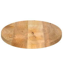 Dessus de table 120x60x2,5 cm ovale bois massif de manguier