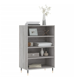 Buffet haut sonoma gris 57x35x90 cm bois d'ingénierie