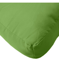 Coussins de palette lot de 3 vert mélangé tissu