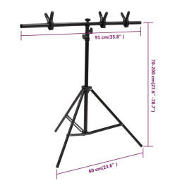 Kit de studio photo avec éclairage écran de fond et réflecteur