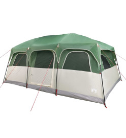 Tente de cabine familiale 9 personnes vert imperméable