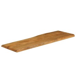 Dessus de table 110x40x2,5 cm bord vivant bois massif manguier