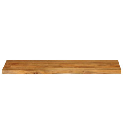 Dessus de table 110x40x2,5 cm bord vivant bois massif manguier