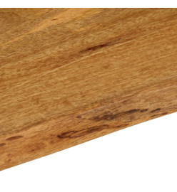 Dessus de table 110x40x3,8 cm bord vivant bois massif manguier